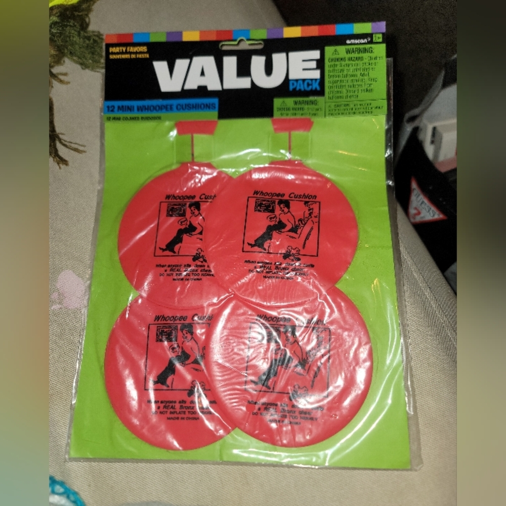 Value Pack of Red Whoopee Cushions
